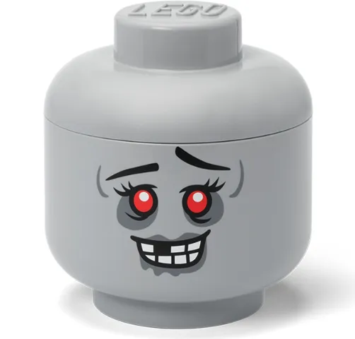Minifigure Head Storage Container Small - Zombie