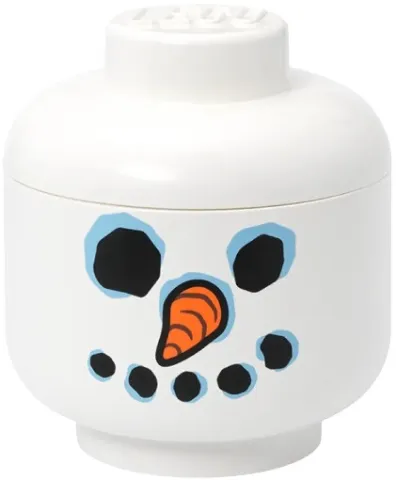 Minifigure Head Storage Container Small - Snowman