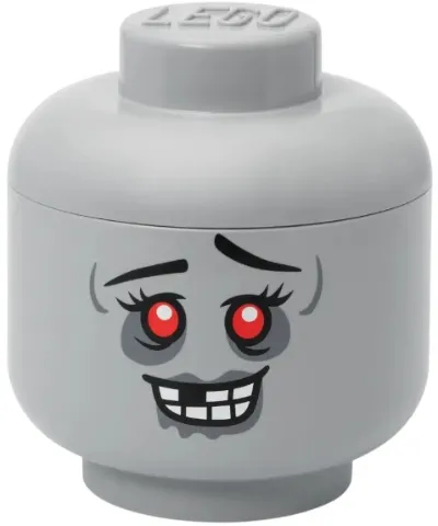 Minifigure Head Storage Container Large - Zombie