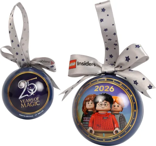 Christmas Tree Ornament, Harry Potter - 25 Years of Magic (Bauble), Set of 2