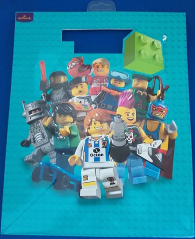 Gift Bag, Collectible Minifigures Pattern