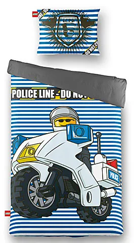 Bedding, Duvet Cover and Pillowcase (140 x 200 cm) - City Police