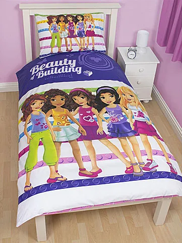 Bedding, Duvet Cover and Pillowcase (135 x 200 cm) - Friends