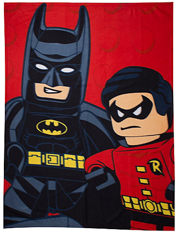 Bedding, Fleece Blanket Polyester (120 x 150 cm) - Batman and Robin