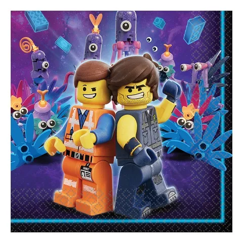 Party Serviettes / Napkins The LEGO Movie 2 (16 Pieces)