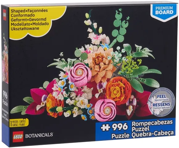 Botanicals Pink Bouquet Puzzle