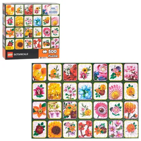 Botanicals Quilt Collage Puzzle