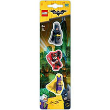 Eraser, The LEGO Batman Movie, Minifigures Set of 3 blister pack