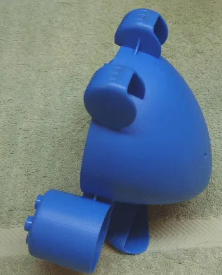 Duplo Storage Container Tube End - Airplane Tail Section (5504)