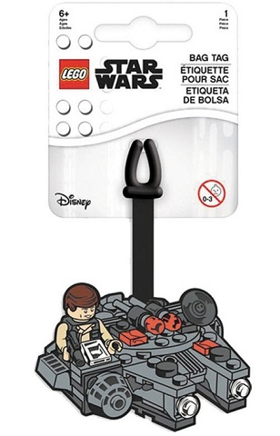 Bag / Luggage Tag, Silicone, Star Wars Millennium Falcon