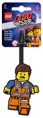 Bag / Luggage Tag, Silicone, The LEGO Movie 2 Emmet