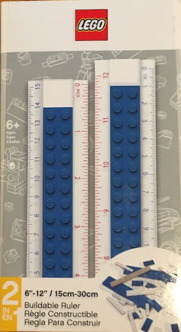 Ruler, Buildable Ruler - Blue Plates with Blue Baseplates