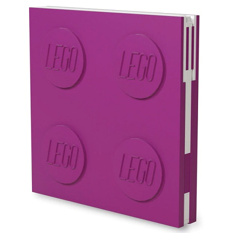 Notebook Locking with Gel Pen, Magenta (2.3cm Thickness)
