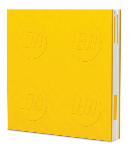 Notebook Locking with Gel Pen, Yellow (2.3cm Thickness)