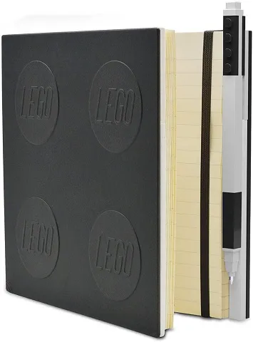 Notebook Locking with Gel Pen, Black (2.3cm Thickness)
