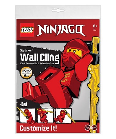 Sticker Sheet, NINJAGO Wall Stickers (Staticker), Kai