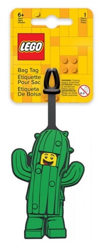 Bag / Luggage Tag, Silicone, Cactus Guy