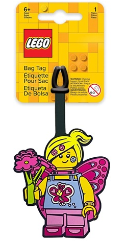Bag / Luggage Tag, Silicone, Butterfly Girl