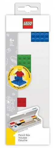 Pencil Case White, with Plates