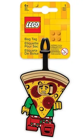 Bag / Luggage Tag, Silicone, Pizza Guy