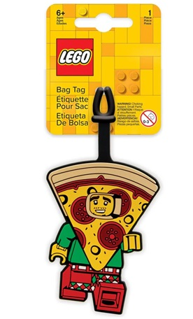Bag / Luggage Tag, Silicone, Pizza Guy