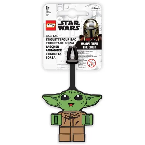 Bag / Luggage Tag, Silicone, Star Wars Din Grogu / The Child / 'Baby Yoda' - Open Mouth