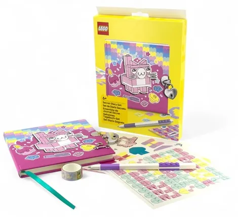 Cat Secret Diary Set with Lock