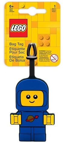 Bag / Luggage Tag, Silicone, Spacebaby - Classic Space, Blue