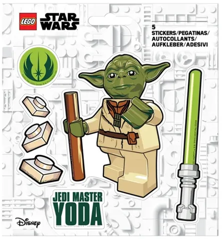 Sticker Sheet, Star Wars Jedi Master Yoda