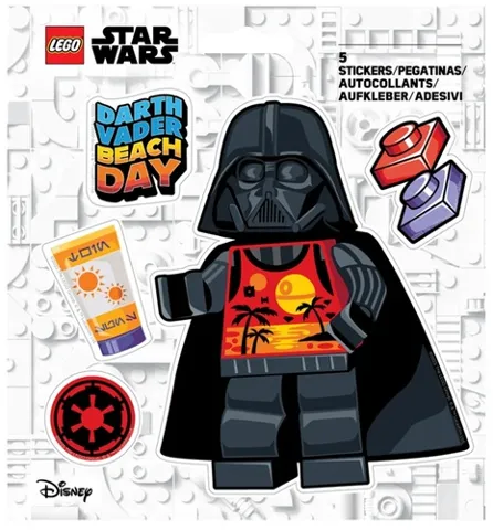 Sticker Sheet, Star Wars Darth Vader Vacation