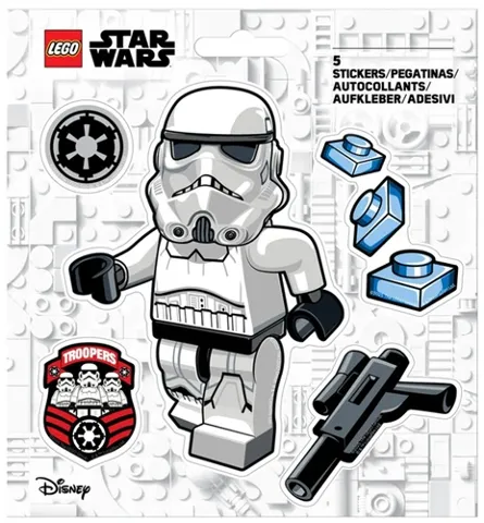 Sticker Sheet, Star Wars Stormtrooper