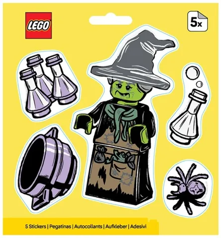 Sticker Sheet, Halloween Witch