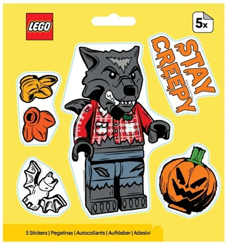 Sticker Sheet, Halloween Werewolf