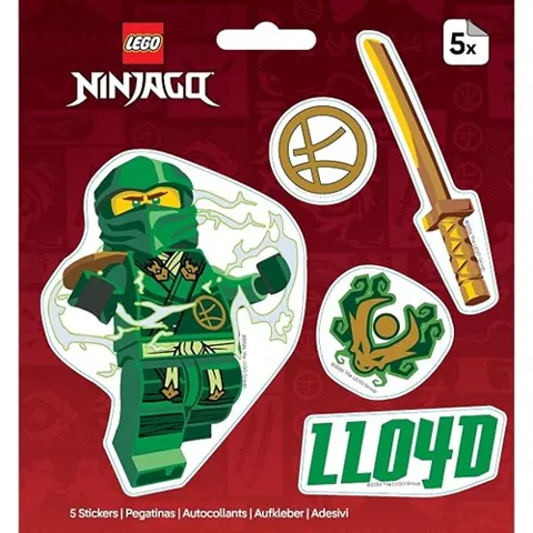 Sticker Sheet, NINJAGO Lloyd Dragons Rising