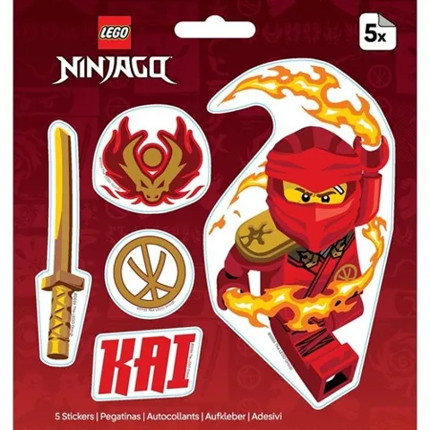 Sticker Sheet, NINJAGO Kai Dragons Rising