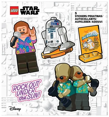 Sticker Sheet, Star Wars Rock Out Under The Sun