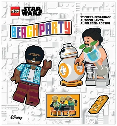 Sticker Sheet, Star Wars Beach Party