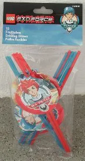 Party Drinking Straw, Exo-Force (10 Pieces)