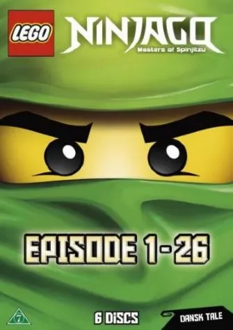 Video DVD - NINJAGO Masters of Spinjitzu EP.  1-26