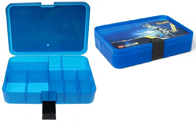 Sorting Box / Storage Case, NEXO KNIGHTS - Clay, Trans-Dark Blue (4084)
