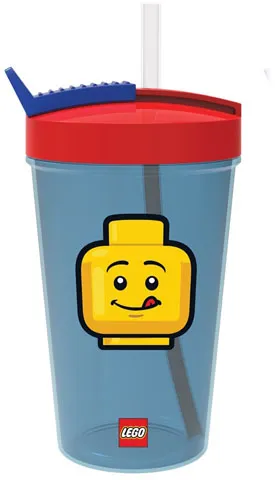 Cup / Mug Travel Cup Iconic with Flexible Straw, Minifigure Head