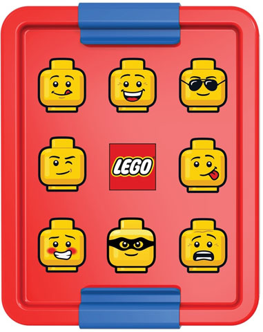 Lunch Box, Iconic, Minifigure Heads