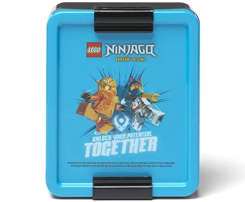 Lunch Box, NINJAGO Dragons Rising, 'Unlock Your Potential Together' Pattern