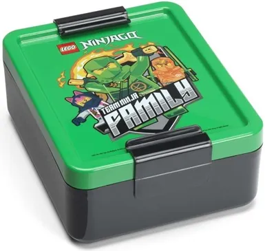 Lunch Box, NINJAGO Dragons Rising, 'Team Ninja Family' Pattern
