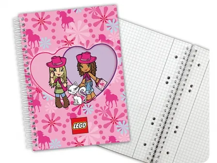 Notebook, Girls Graph Paper, Spiral Bound (Clikits)