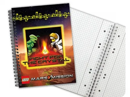 Notebook, Mars Mission Graph Paper, Spiral Bound