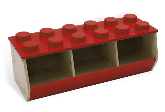Stacking Bin (Red)