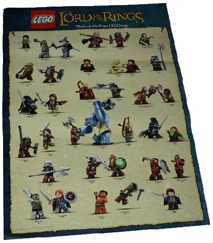 Lord of the Rings Poster, Minifigure Gallery