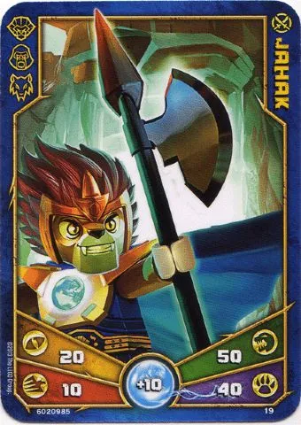 LEGENDS OF CHIMA Deck #1 Game Card 19 - Jahak