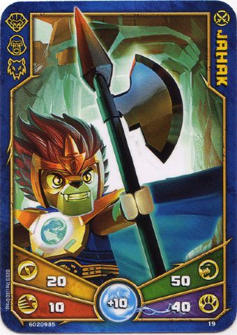 LEGENDS OF CHIMA Deck #1 Game Card 19 - Jahak
